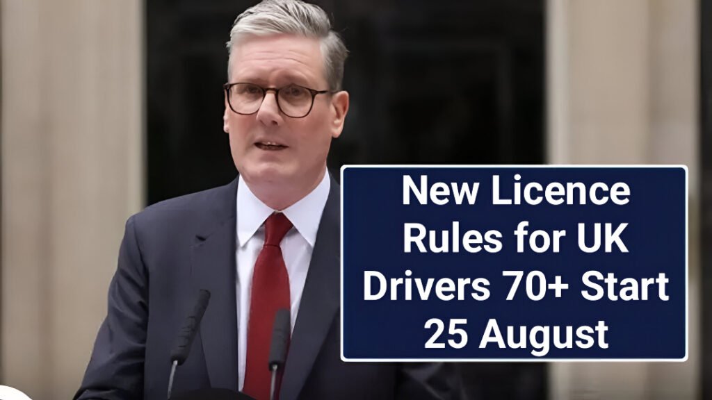 DVLA new licence rules for UK drivers 70+