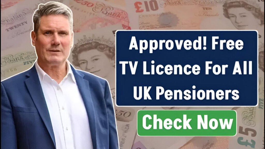 Free TV Licence UK Pensioners 2025