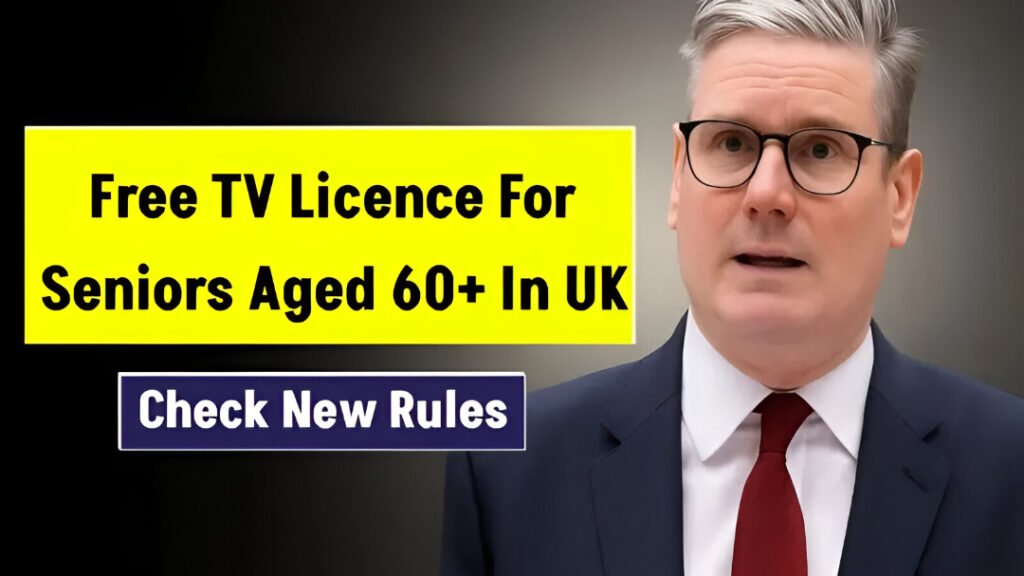 Free TV Licence for UK Seniors 60+