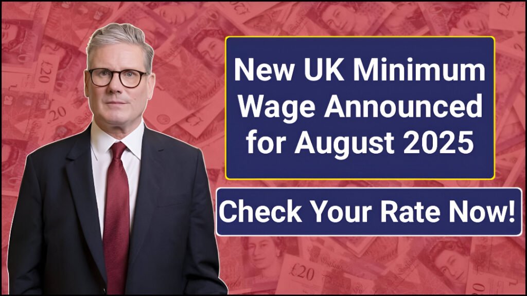 New UK Minimum Wage August 2025