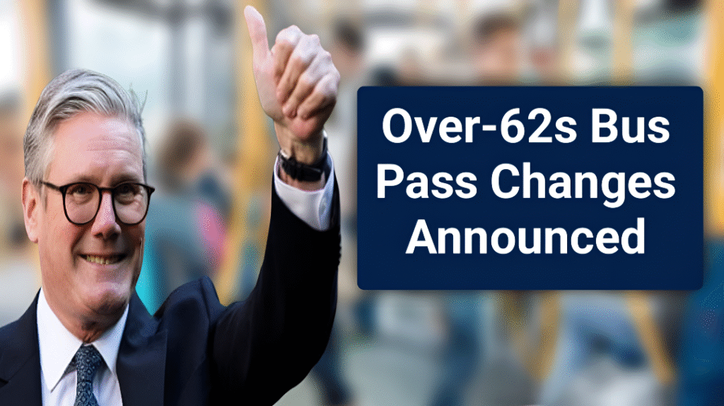 Over-62s Bus Pass Changes UK 2025