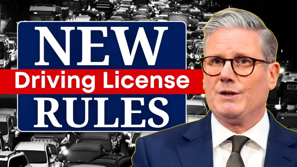 UK driving licence rules over 55 2025