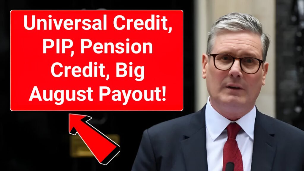 August payments Universal Credit PIP Pension Credit